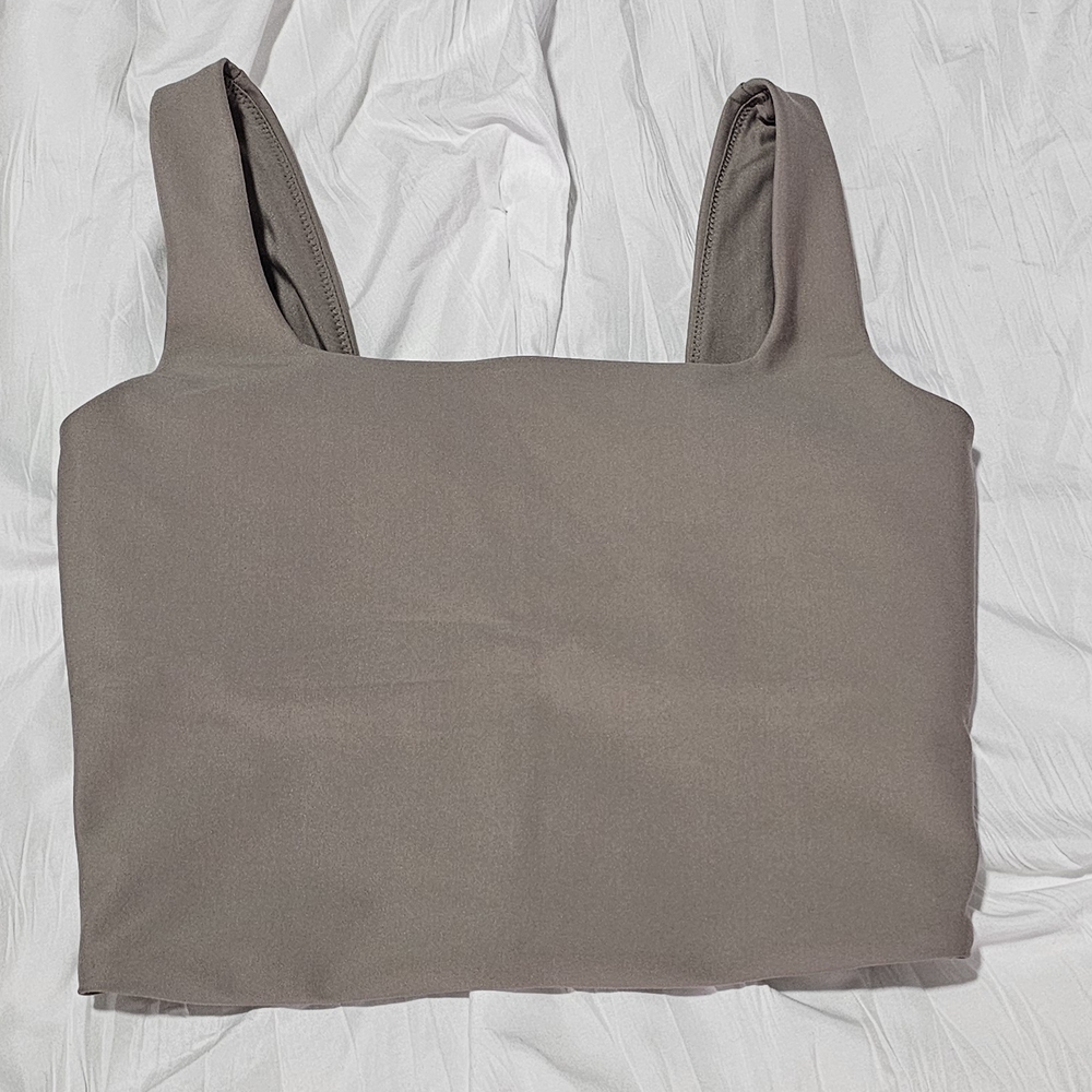 Women's Tan Sleeveless Top